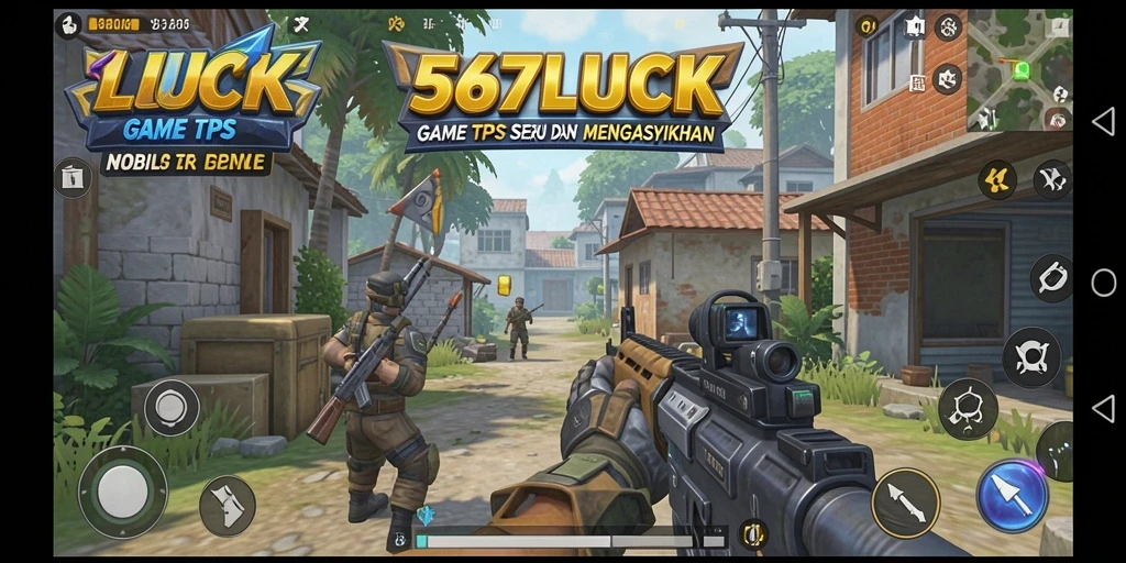 Gameplay mendebarkan dari 567LUCK dalam genre TPS.