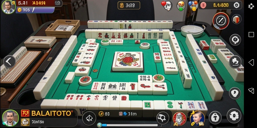 Tampilan gameplay Mahjong yang menarik di BALAITOTO.