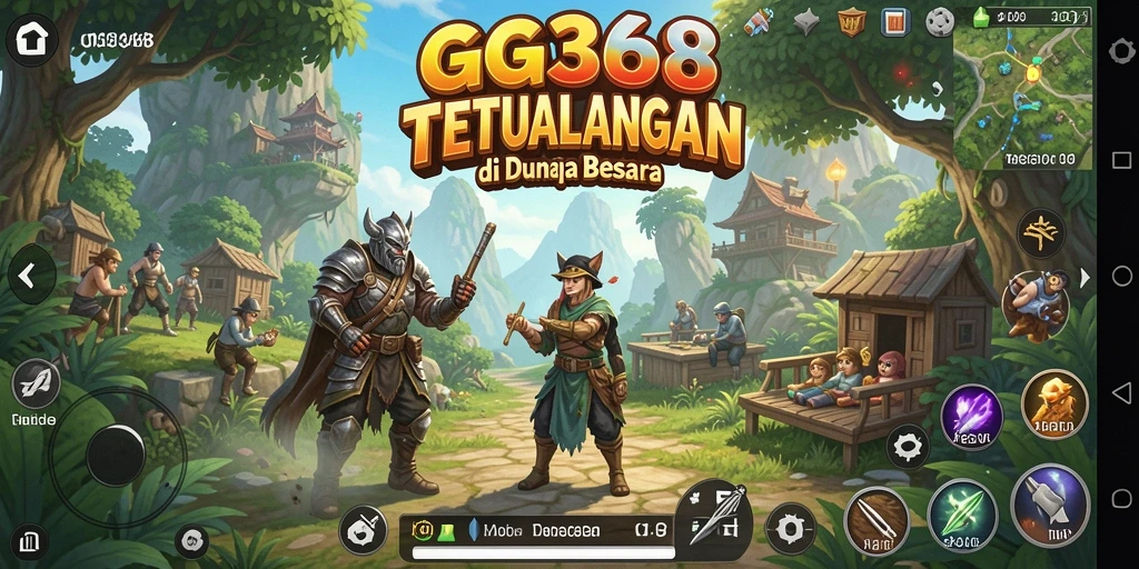 Screenshot GG368 menampilkan aksi seru di dunia Open World yang luas.