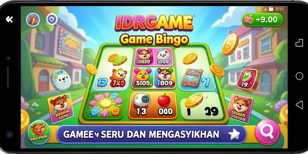 Tampilan gameplay seru IDRGAME yang memukau.