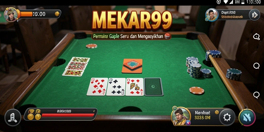 Tampilan gameplay seru dan kompetitif dari MEKAR99.