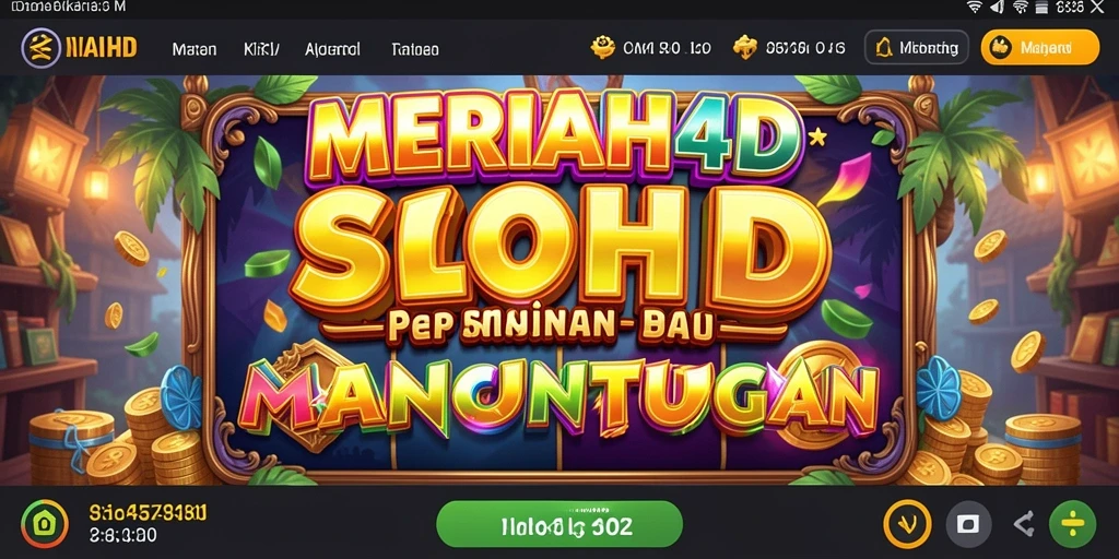 Tangkapan layar gameplay MERIAH4D yang menampilkan slot yang seru.