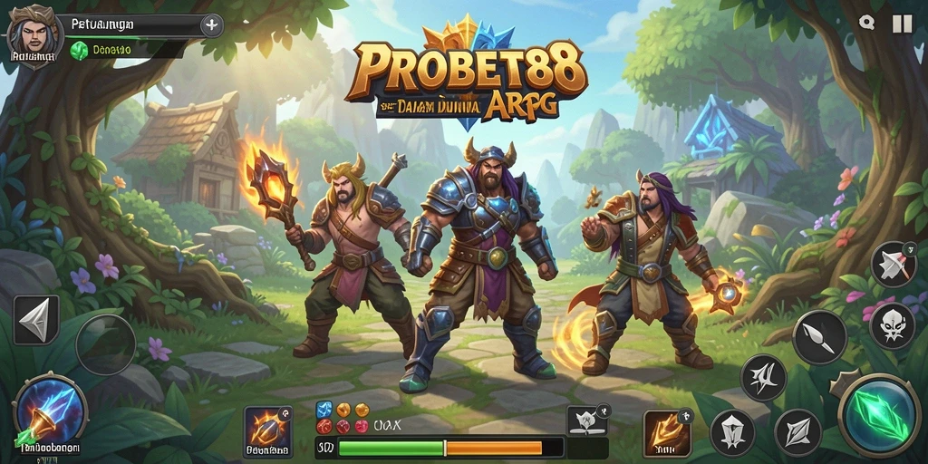 Gameplay menakjubkan dalam dunia ARPG yang penuh warna.