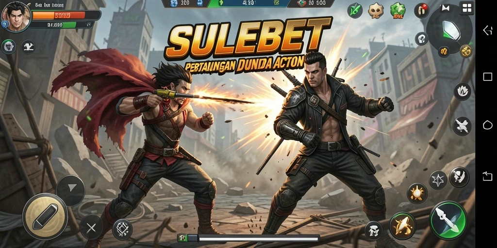 Tangkapan layar gameplay <strong>SULEBET</strong> menunjukkan aksi mendebarkan di arena pertempuran.